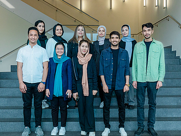 Zehn der insgesamt elf ausgewählten Stipendiat:innen sind in Bremen angekommen und wurden an der Universität begrüßt.